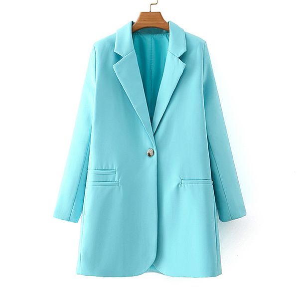 blsqr chic loose blue women blazer autumn one button female suit jacket long sleeve outwear blaser femme 210430, White;black
blsqr chic loose blue women blazer autumn one button female suit jacket long sleeve outwear blaser femme 210430, White;black