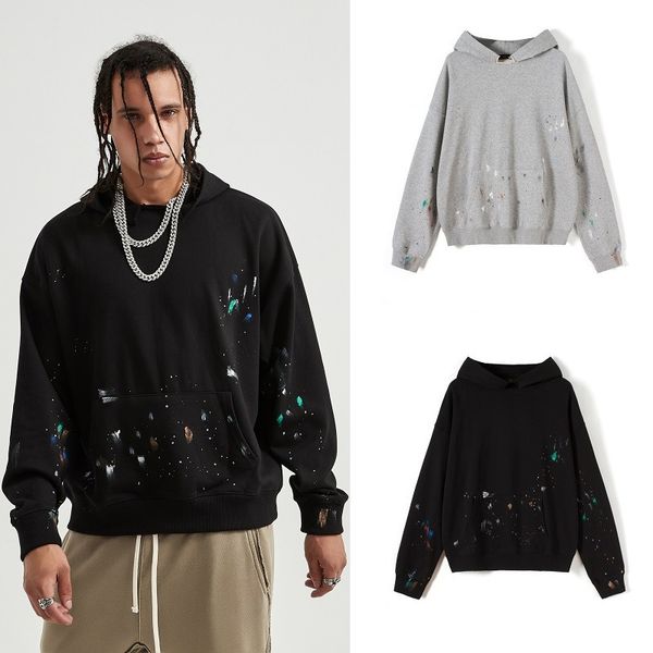 fashion fleece hoodies 2021 gaojiechao brand oversize loose mouth graffiti splashing ink to make old couple's sweater, Black
fashion fleece hoodies 2021 gaojiechao brand oversize loose mouth graffiti splashing ink to make old couple's sweater, Black