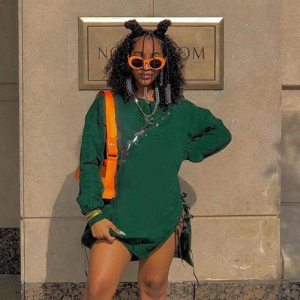 women's hoodies & sweatshirts 2021 autumn women o neck long sleeve bandage simple oversized loose lady girls pullover green color, Black
women's hoodies & sweatshirts 2021 autumn women o neck long sleeve bandage simple oversized loose lady girls pullover green color, Black