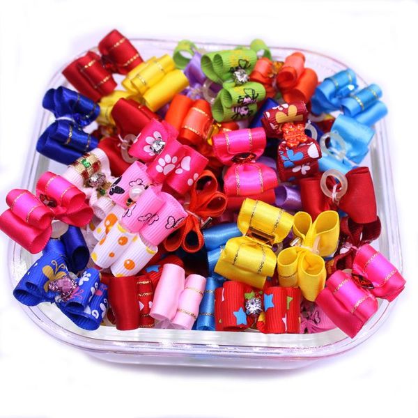 dog apparel 100 pcs pet bows pear diamond mix colour hair rhinestones grooming rubber bands accessories
dog apparel 100 pcs pet bows pear diamond mix colour hair rhinestones grooming rubber bands accessories