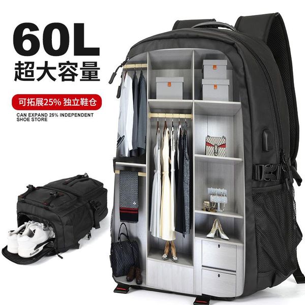 backpack large capacity men's oversized travel luggage outdoor mountaineering bag business
backpack large capacity men's oversized travel luggage outdoor mountaineering bag business