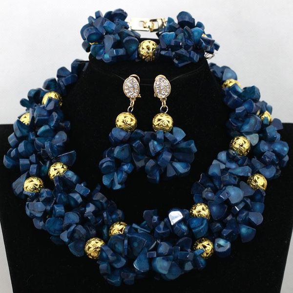 earrings & necklace romantic blue coral african women beads jewelry set party lady quality costume qw629, Silver
earrings & necklace romantic blue coral african women beads jewelry set party lady quality costume qw629, Silver
