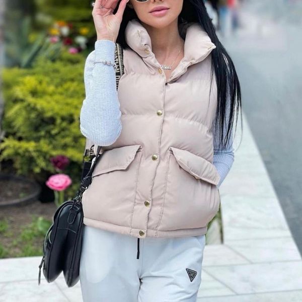 women's vests a fashion autumn casual straight women elegant pockets short coats single breasted cotton ladies, Black;white
women's vests a fashion autumn casual straight women elegant pockets short coats single breasted cotton ladies, Black;white