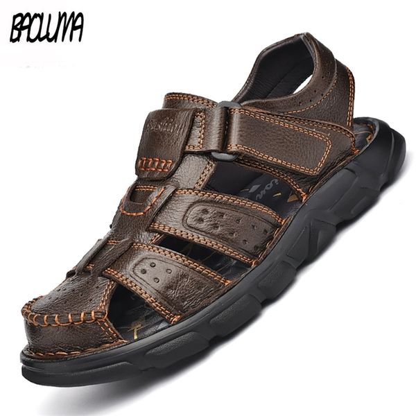 summer men's sandals fashion mens breathable genuine leather shoes outdoor sandals men beach 210624, Black
summer men's sandals fashion mens breathable genuine leather shoes outdoor sandals men beach 210624, Black