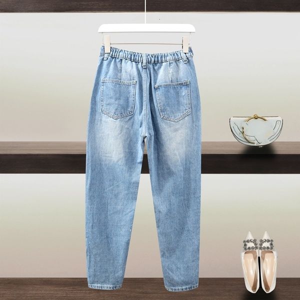 women's jeans beading pearls straight jeans of women design casual hole hare pants pockets fashion button korean style ankle length 6zq, Blue
women's jeans beading pearls straight jeans of women design casual hole hare pants pockets fashion button korean style ankle length 6zq, Blue