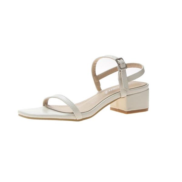 dress shoes high heel sandals 2021 summer woman student square fashion women's sandal, Black 
dress shoes high heel sandals 2021 summer woman student square fashion women's sandal, Black