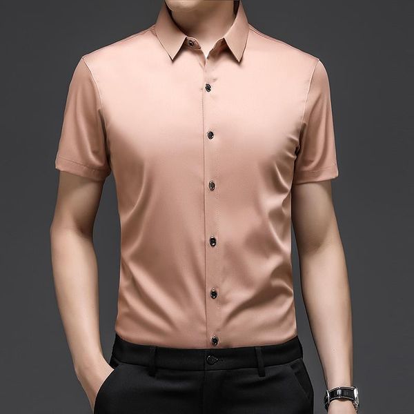 men's dress shirts men shirt summer short sleeve classic solid color business casual slim fit camisa masculina clothing c770, White;black
men's dress shirts men shirt summer short sleeve classic solid color business casual slim fit camisa masculina clothing c770, White;black