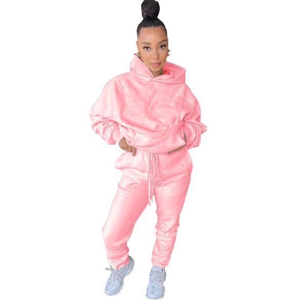 tracksuits hooded sweatshirt pants 2pcs set seasonal trendy thickened warm fleece tracksuits trousers candy colo, Gray
tracksuits hooded sweatshirt pants 2pcs set seasonal trendy thickened warm fleece tracksuits trousers candy colo, Gray