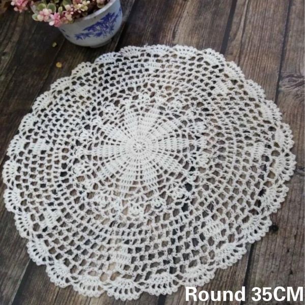 mats & pads 35cm round white beautifully cotton lace crochet flowers wedding dining doily christmas coffee tea mat table cloth decor
mats & pads 35cm round white beautifully cotton lace crochet flowers wedding dining doily christmas coffee tea mat table cloth decor