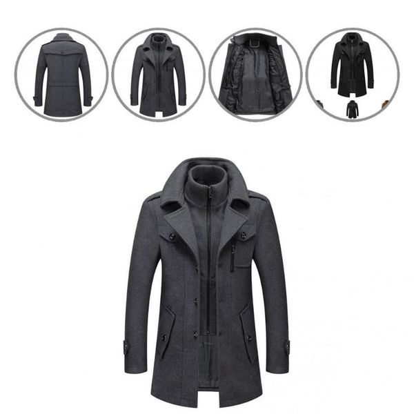 men's jackets male casual warm zipper jacket streetwear men coat solid color for daily wear, Black;brown
men's jackets male casual warm zipper jacket streetwear men coat solid color for daily wear, Black;brown