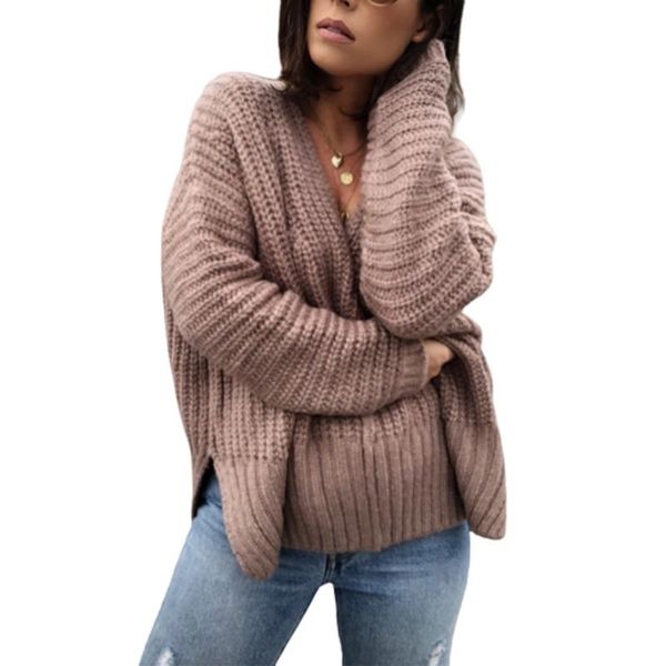 women's sweaters woman's fashion 2021 loose winter clothes women long sleeve solid v-neck split pullovers sweater female, White;black
women's sweaters woman's fashion 2021 loose winter clothes women long sleeve solid v-neck split pullovers sweater female, White;black