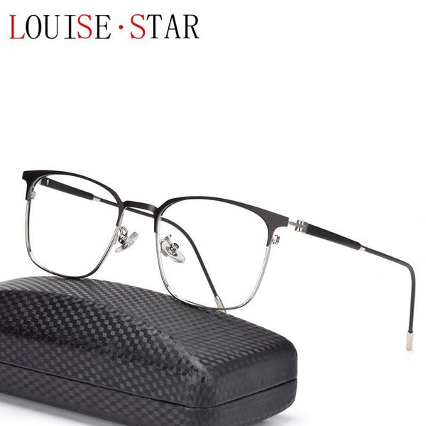fashion sunglasses frames mirror business titanium alloy glasses frame men's ultra-light high-end ip plating computer goggles myopia l, Black
fashion sunglasses frames mirror business titanium alloy glasses frame men's ultra-light high-end ip plating computer goggles myopia l, Black