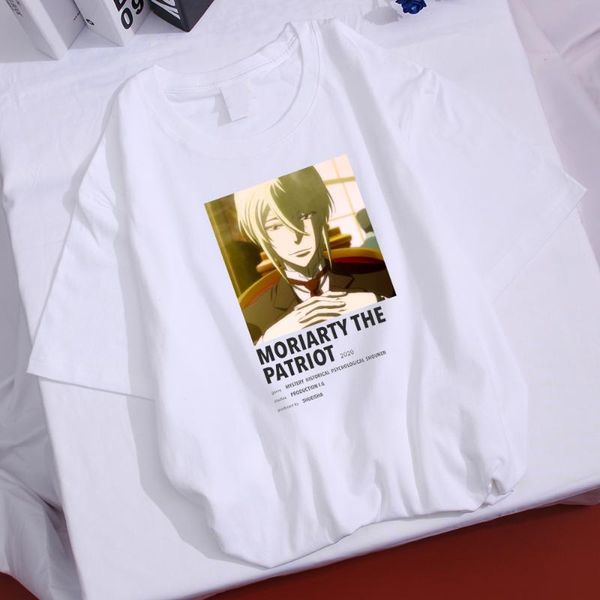 men's t-shirts moriarty the patriot print 2021 summer holiday street graffiti style men casual cute funny streetwear anime man t-shirt, White;black
men's t-shirts moriarty the patriot print 2021 summer holiday street graffiti style men casual cute funny streetwear anime man t-shirt, White;black