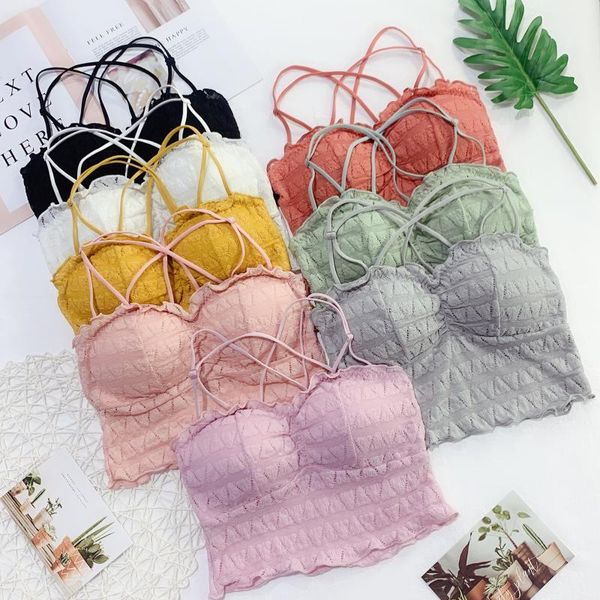 yoga outfit women bras biustonosze breathable sports bra high impact anti-sweat shockproof padded bralette tube
yoga outfit women bras biustonosze breathable sports bra high impact anti-sweat shockproof padded bralette tube