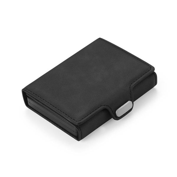 card holders fashion pu leather hasp trifold men magic mini wallet magnet inside separate aluminum rfid business credit id bank, Brown;gray
card holders fashion pu leather hasp trifold men magic mini wallet magnet inside separate aluminum rfid business credit id bank, Brown;gray