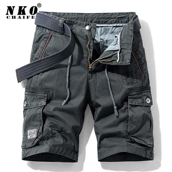 chaifenko summer cotton cargo shorts men casual multi-pocket military pants loose work army tactical 210714, White;black
chaifenko summer cotton cargo shorts men casual multi-pocket military pants loose work army tactical 210714, White;black