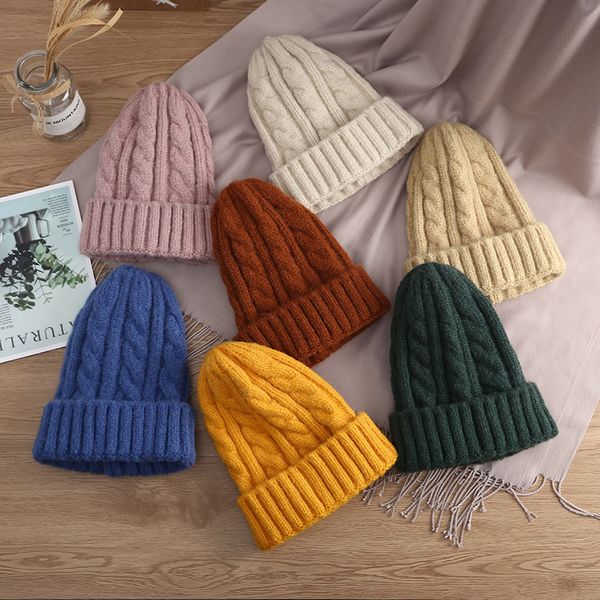 vrouwen meisje luxe winter hoed snoep kleuren hoeden dikke warme bonnet beanie zachte gebreide mutsen katoen twist patroon caps, Blue;gray
vrouwen meisje luxe winter hoed snoep kleuren hoeden dikke warme bonnet beanie zachte gebreide mutsen katoen twist patroon caps, Blue;gray