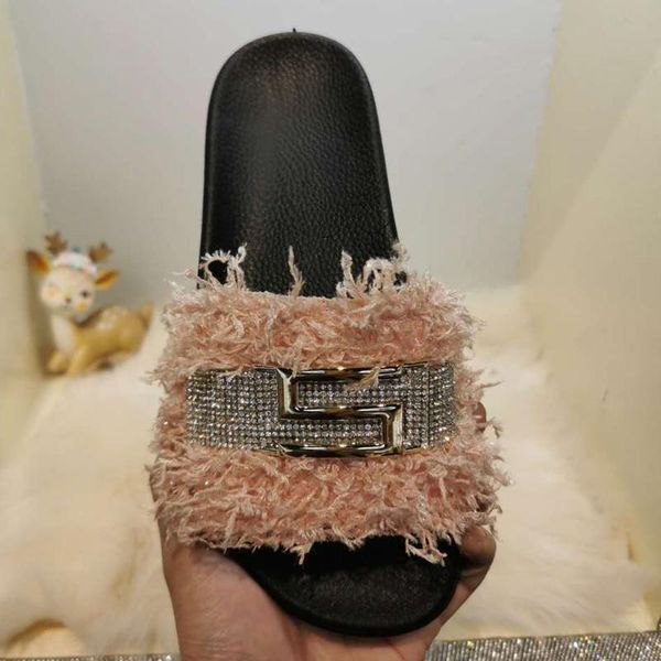 slippers summer women sandals non-slip home casual flat beach shoes faux fur bling female comfy soft, Black
slippers summer women sandals non-slip home casual flat beach shoes faux fur bling female comfy soft, Black