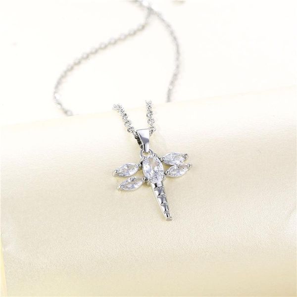 pendant necklaces charm cz crystal animal chic stainless steel dragonfly woman necklace friend christmas gift trendy jewelry collier, Silver
pendant necklaces charm cz crystal animal chic stainless steel dragonfly woman necklace friend christmas gift trendy jewelry collier, Silver