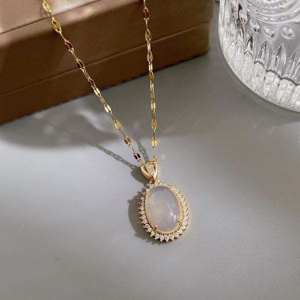 pendant necklaces retro style luxury women's necklace ins copper micro-inlaid temperament tassel clavicle chain sweater, Silver
pendant necklaces retro style luxury women's necklace ins copper micro-inlaid temperament tassel clavicle chain sweater, Silver