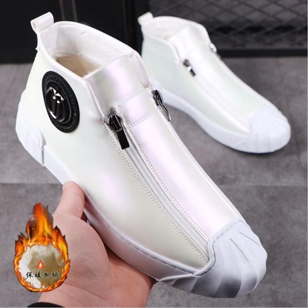 men's warm boots punk street british style casual ankle boot men high zipper black bottom flat platform shoes for male chaussure homme
men's warm boots punk street british style casual ankle boot men high zipper black bottom flat platform shoes for male chaussure homme