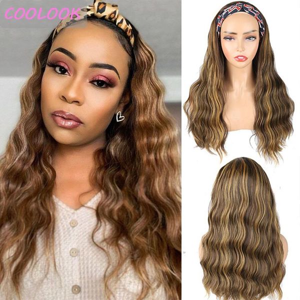 synthetic wigs highlight brown omber headband none replacement body wave 22''synthetic water turban for women blonde cosplay wig, Black
synthetic wigs highlight brown omber headband none replacement body wave 22''synthetic water turban for women blonde cosplay wig, Black