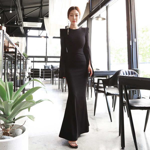 spring women long sleeve slim maxi dresses bodycon high waist mermaid dresses vestidos 210529, Black;gray
spring women long sleeve slim maxi dresses bodycon high waist mermaid dresses vestidos 210529, Black;gray