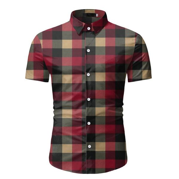casual printed grid short sleeve shirt men street 2021 hawaii beach oversize fashion harujuku shirts for men's, White;black
casual printed grid short sleeve shirt men street 2021 hawaii beach oversize fashion harujuku shirts for men's, White;black