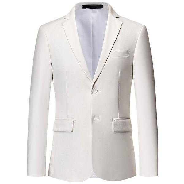 men's suits & blazers nice pure color mens suit jacket multi-color choice fashion business wedding banquet male dress coat slim elegant, White;black
men's suits & blazers nice pure color mens suit jacket multi-color choice fashion business wedding banquet male dress coat slim elegant, White;black