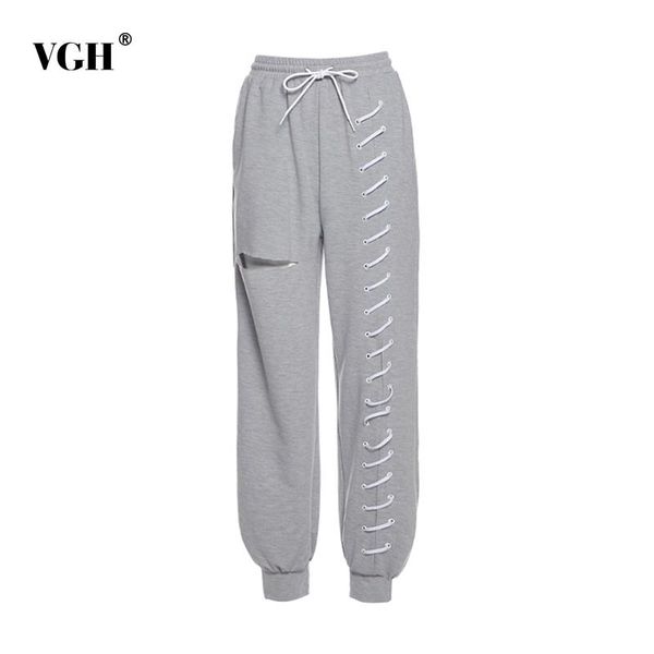 hollow out casual pant for women high waist personality bandage loose woven black cargo pants female 2021 fashion autumn women's & capr, Black;white
hollow out casual pant for women high waist personality bandage loose woven black cargo pants female 2021 fashion autumn women's & capr, Black;white