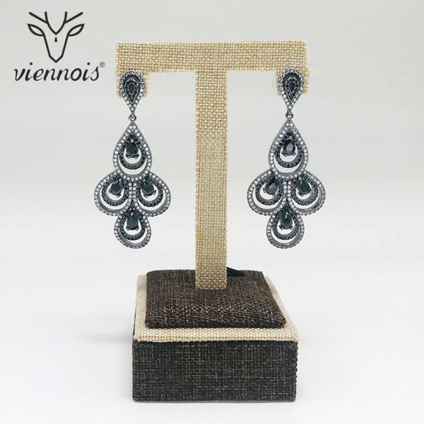 viennois pink / black color drop earrings for women zircon plant female wedding party jewelry 2021 dangle & chandelier, Silver
viennois pink / black color drop earrings for women zircon plant female wedding party jewelry 2021 dangle & chandelier, Silver