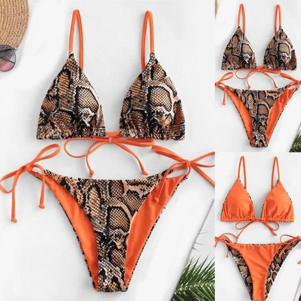women's swimwear 2021 women snakeskin bikini swimsuit female thong brazilian biquini set bathing suit bather zwempak #t4g, White;black
women's swimwear 2021 women snakeskin bikini swimsuit female thong brazilian biquini set bathing suit bather zwempak #t4g, White;black