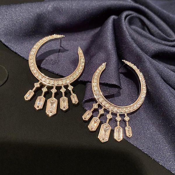 Dangle & Chandelier Fashion Sell Hip Hop Christmas Earrings Punk Geometric Star Moon Hoop For Women Party Jewelry Gift, Silver
Dangle & Chandelier Fashion Sell Hip Hop Christmas Earrings Punk Geometric Star Moon Hoop For Women Party Jewelry Gift, Silver
