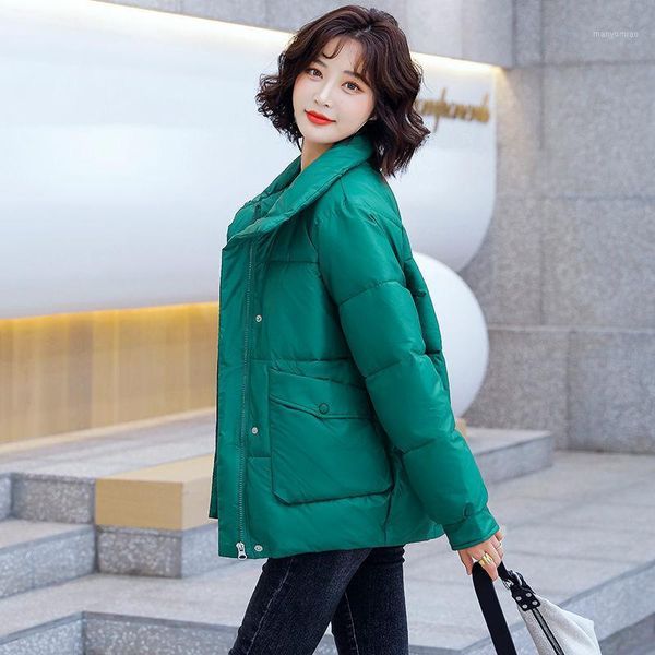 women's down & parkas 2021 autumn and winter fashion padded jacket women short stand-up collar loose bread clothes small casual thick f, Black
women's down & parkas 2021 autumn and winter fashion padded jacket women short stand-up collar loose bread clothes small casual thick f, Black