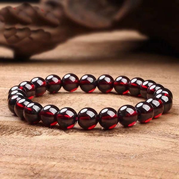 wine red garnet bracelet women's single circle simple bracelet crystal japanese and korean crystal, Black
wine red garnet bracelet women's single circle simple bracelet crystal japanese and korean crystal, Black