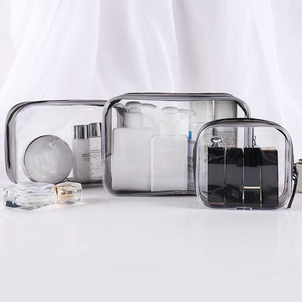 storage bags transparent pvc waterproof travel cosmetic makeup wash bag zipper pouch
storage bags transparent pvc waterproof travel cosmetic makeup wash bag zipper pouch