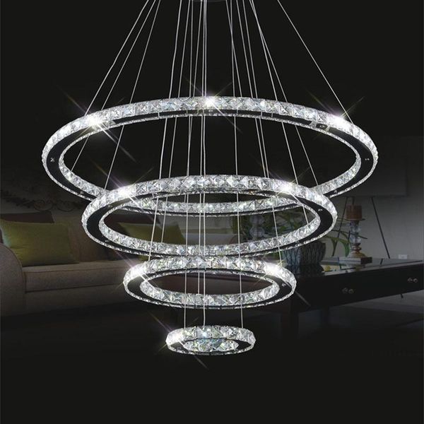 nordic crystal led chandelier lamp luxury diamond hanging 4 rings lusters lighting for bedroom living room decoration chandeliers
nordic crystal led chandelier lamp luxury diamond hanging 4 rings lusters lighting for bedroom living room decoration chandeliers