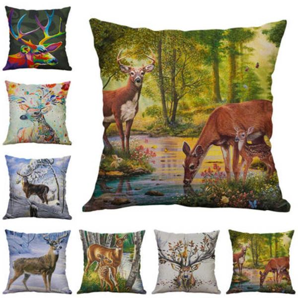 cushion/decorative pillow animal colorful deer 18" cotton linen case cover sofa waist cushion covers car home decor bedroom decorative
cushion/decorative pillow animal colorful deer 18" cotton linen case cover sofa waist cushion covers car home decor bedroom decorative