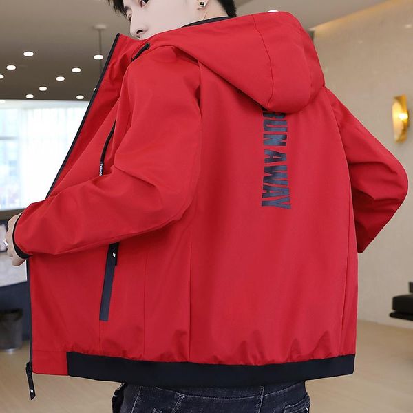 mens jacket spring and autumn 2021 men's hooded casual coat korean fashion jackets, Black;brown
mens jacket spring and autumn 2021 men's hooded casual coat korean fashion jackets, Black;brown