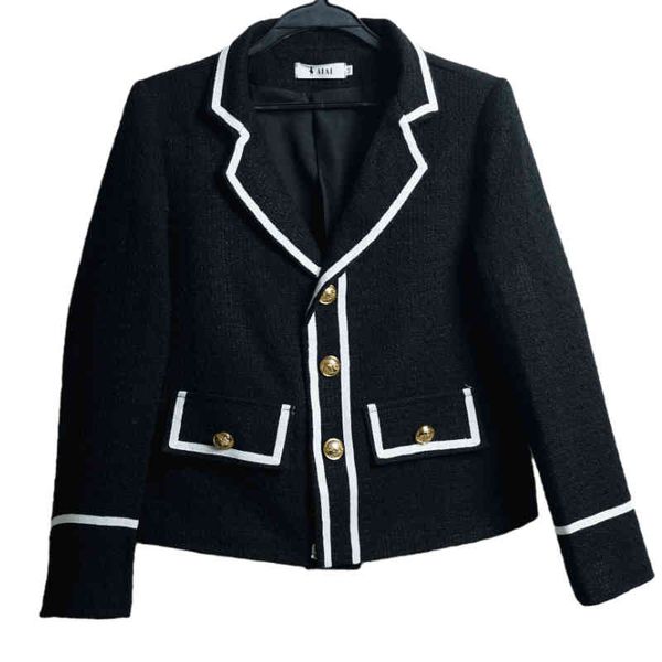 women's jackets mulheres outono inverno retalhos jaqueta elegante casual solto manga longa curto terno turn down collar outwear vintage, Black;brown
women's jackets mulheres outono inverno retalhos jaqueta elegante casual solto manga longa curto terno turn down collar outwear vintage, Black;brown