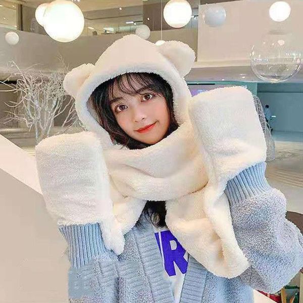 beanies lamb wool hat scarf warm bear suit three-in-one autumn fleece winter outdoor thickened and u3u2
beanies lamb wool hat scarf warm bear suit three-in-one autumn fleece winter outdoor thickened and u3u2