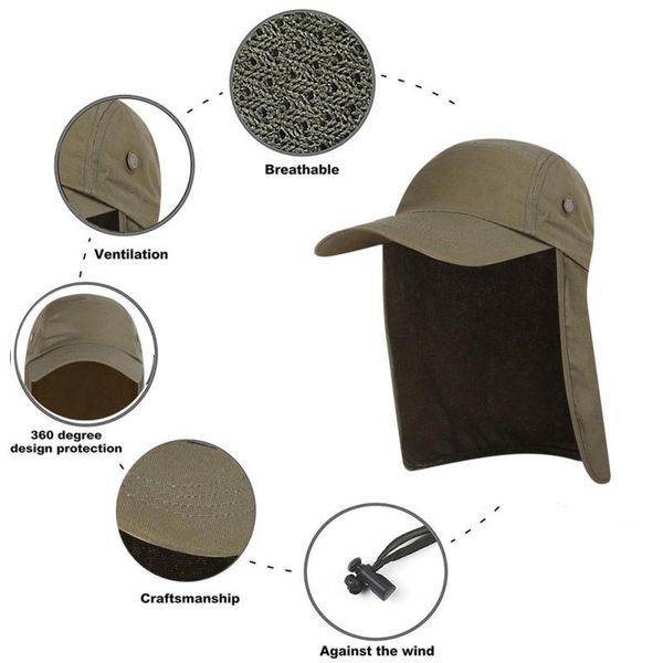 cloches cap with ear neck flap cover adjustable breathable waterproof sunshade folding mesh sports hat outdoor sportswear access, Blue;gray
cloches cap with ear neck flap cover adjustable breathable waterproof sunshade folding mesh sports hat outdoor sportswear access, Blue;gray