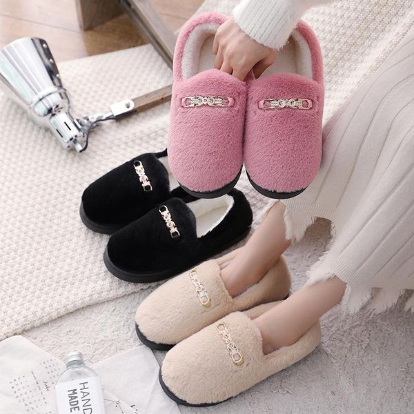 slippers winter 2021 ladies plush warm cotton home indoor flat shoes women, Black
slippers winter 2021 ladies plush warm cotton home indoor flat shoes women, Black