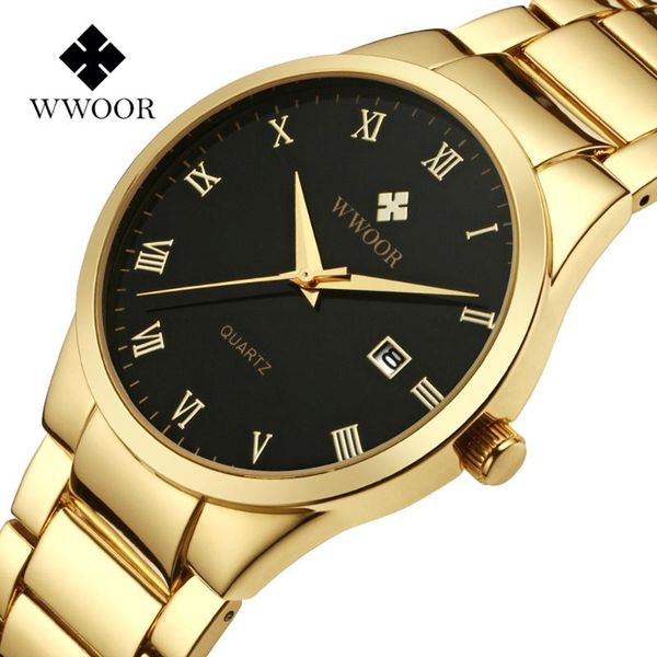 wristwatches wwoor watch for men 2021 luxury gold black sports watches waterproof quartz stainless steel men's relogio masculino, Slivery;brown
wristwatches wwoor watch for men 2021 luxury gold black sports watches waterproof quartz stainless steel men's relogio masculino, Slivery;brown