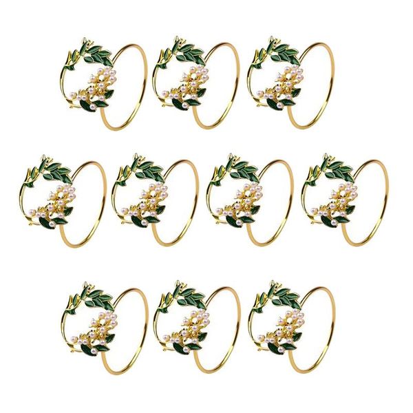 napkin rings ring golden pearl flower set of 10 metal holder for wedding party dinner table decoration
napkin rings ring golden pearl flower set of 10 metal holder for wedding party dinner table decoration