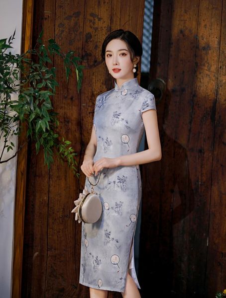 female elegant slim tight qipao vintage chinese evening dress mandarin collar classic print cheongsam vestidos ethnic clothing, Red
female elegant slim tight qipao vintage chinese evening dress mandarin collar classic print cheongsam vestidos ethnic clothing, Red