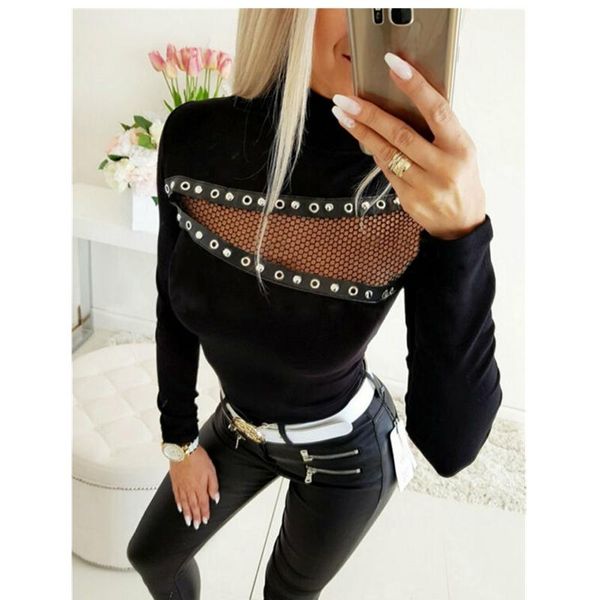 women's t-shirt hirigin women warm long sleeves high neck t-shirts sweatshirts pullover jumper t shirt lady hollowed out fashion autumn, White
women's t-shirt hirigin women warm long sleeves high neck t-shirts sweatshirts pullover jumper t shirt lady hollowed out fashion autumn, White