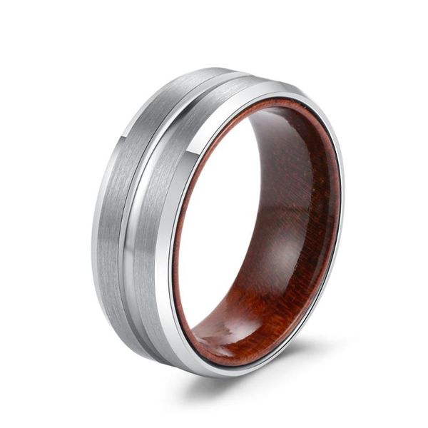 tungsten ring for men 8 mm beveled edges matte wedding band rosewood liner comfort fit cluster rings, Golden;silver
tungsten ring for men 8 mm beveled edges matte wedding band rosewood liner comfort fit cluster rings, Golden;silver