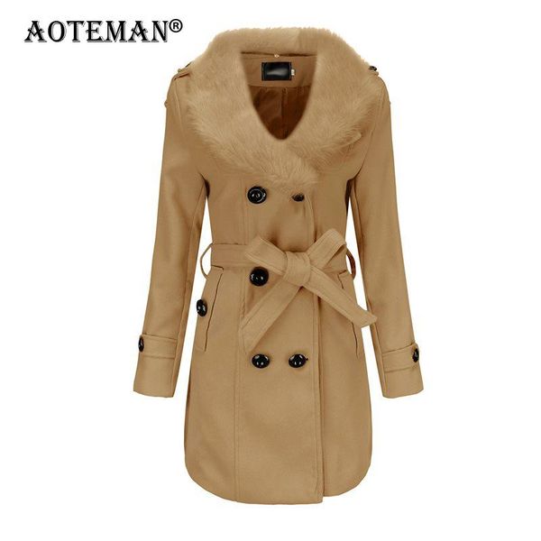 women's wool & blends jackets winter female coats 2021 casual plus size outwears slim faux fur jacket double breasted solid coat ll282, Black
women's wool & blends jackets winter female coats 2021 casual plus size outwears slim faux fur jacket double breasted solid coat ll282, Black