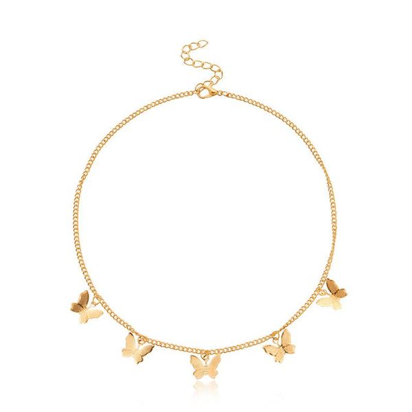 chokers vintage gold color butterfly choker pendant chain necklace for women wedding party fashion jewelry birthday gift, Golden;silver
chokers vintage gold color butterfly choker pendant chain necklace for women wedding party fashion jewelry birthday gift, Golden;silver